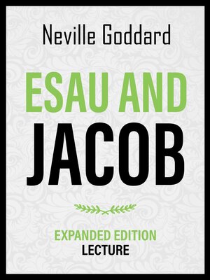 cover image of Esau and Jacob--Expanded Edition Lecture